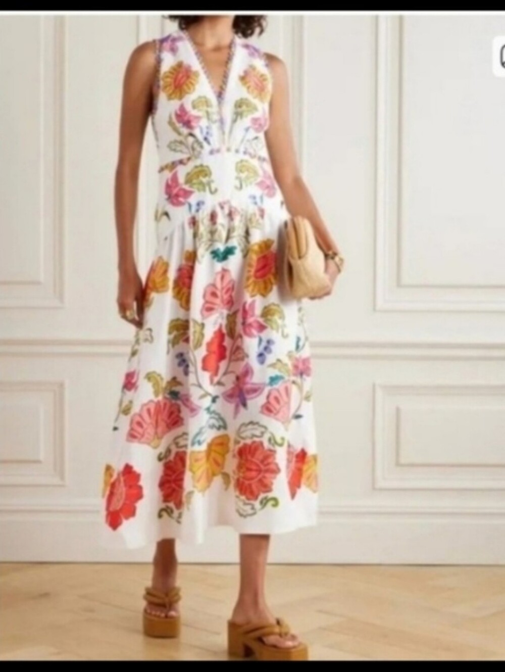 Farm Rio Floral Insects Mididress - Picture 4 of 5